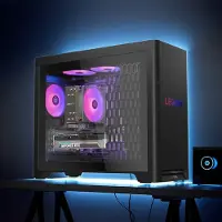 Lenovo Legion T5 + Legion R34w 30 UWQHD Gaming Monitor & Legion M410 RGB Mouse AMD Ryzen 7 7700X-processor 4,50 GHz tot 5,40 GHz, Windows 11 Home 64, 1 TB SSD TLC - LGNVISNL5