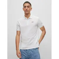 HUGO Shirt 'Donos' zwart / wit