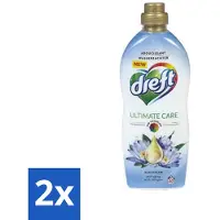 Dreft 2 x - Wasverzachter - Gekleurde Was - Blauwe Droom - Anti-Veroudering - 40 Wasbeurten - Wasverzachter - Wasmiddel - Kleurbescherming - Anti-aging - Collageen