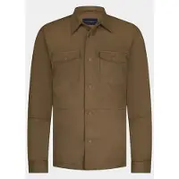 Bos Bright Blue Scotland blue overshirt riley passetta shirtjacket spe25314ri46sb/840 brown