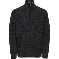 Only & Sons Trui 'ONSJoin' zwart gemêleerd