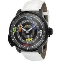 Invicta Racing 69134 Heren Horloge - Automatisch Uurwerk - Roestvrij Staal met zwarte Wijzerplaat - 46mm