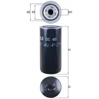 MAHLE ORIGINAL OC 48 Oliefilter