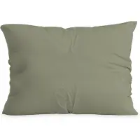 Zelesta Comfort Duo Kussensloop - Olijfgroen - 60x70cm - Set van 2 kussenslopen