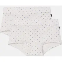 Woody Meisjes boxer bolletjes print blau - maat 104/4J