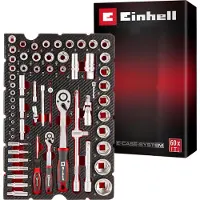Einhell Stecknuss & Ratschen-Set 60-tlg. Einleger Pad Inlegstuk 60-delig