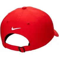Nike Lege Gestructureerde Baseballpet (Universiteit Rood/Wit)