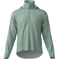 Löffler - Jacket with Hood Comfort Fit WPM Pocket - Fietsjack 58, turkoois