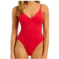 Seafolly - Women's Collective V Neck One Piece - Badpak 40, rood