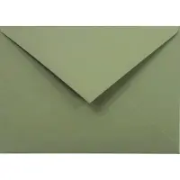 Netuno Ecologische groene enveloppen C6 - 114 x 162 mm - A6 - 25 stuks - NK natgelijmde - 120 gram - Materica -
