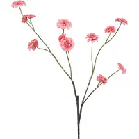 Countryfield Kunstbloem Zinnia Roze H 112 Cm