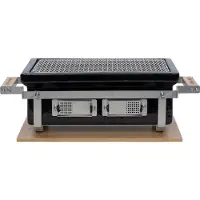 Urban Chef Houtskool Barbecue Shichirin Zwart 50,5 X 22,5 X 16,5 Cm