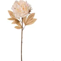 Intratuin Kunstbloem Pioenroos Crème H 77 Cm