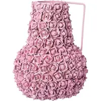 Intratuin Vaas Wooler Violet D 18 H 22 Cm