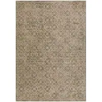 Livabliss Galey Alix x Myrtle Avenue II vloerkleed vintage oosters olijfgroen