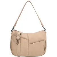 Beagles Lourenza Schoudertas - Crossbody - Dames - Schouderband - Praktisch - Lichttaupe