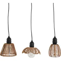 Countryfield LED Hanglamp Bruin H16cm Verschillende verschillende Jute