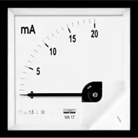 Lumel MA17 200A/60mV paneelmeter 72 x 72 mm 200 A/DC 60 mV bewegende spoel (Meetapparaatkoffer), Metrologie