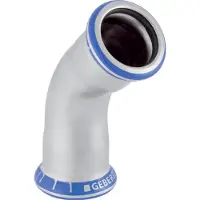 Geberit mapr.rvs bocht 45gr 15mm