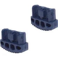 DAS laddervoet / ladderdop 65 mm blauw - Per 2 stuks