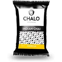 Chalo Vanilla Chai Latte - 1KG Navulzak (+maatschepje) - Authentieke Indische Kruidenmix - Vegan & Barista Ready - voor 80 Chai Lattes