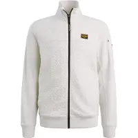 PME Legend Sweatshirt '- Sweat jacket with textures and flight pocket' offwhite