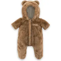 Corolle poppenkostuum bruin berenpakje 36cm zachte onesie.