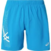 Asics Sportbroek azuur / wit
