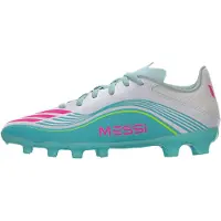 Adidas Sportschoen 'F50 MESSI LEAGUE' cyaan blauw / donkerroze / wit
