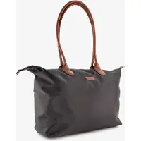 Renato Lucci dames shopper zwart bruin