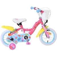 Volare Peppa Pig Kinderfiets - Meisjes - 12 inch - Roze - Twee handremmen