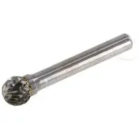 Tameson 10mm Hardmetalen Freesstift (Kud Vorm D Kogel)