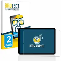 BROTECT - Screenprotector voor Apple iPad Air 5 2022 (5. Gen.) - Folie Beschermfolie transparant 2 Stuks