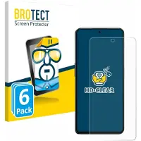 BROTECT - Screenprotector voor OnePlus Nord 3 5G - Folie Beschermfolie transparant 6 Stuks