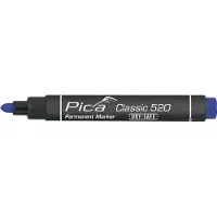 PICA Permanente Marker Dry-Safe Classic 1-4 mm Rond Blauw