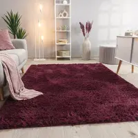 Paco Home Hoogpolig Vloerkleed Woonkamer Vacht Imitatiebont Shaggy Wollig Eenkleurig 160x220 cm