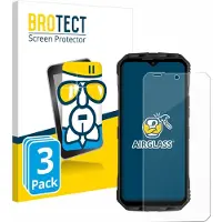 BROTECT Screenprotector 3 Stuks voor Doogee V Max Plus Beschermglas transparant