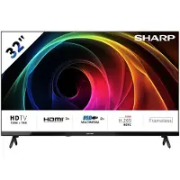 Sharp TV LED 32" HD Ready Zwart met Hotel TV Modus - 3 HDMI, 2 USB