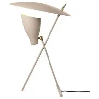 Warm Nordic Tafellampe , Silhouette, Beige, Woonkamer, Metaal, Designer