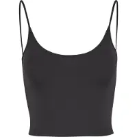 Urban Classics - Basic Low Back Neckline Mouwloze top - 5XL - Zwart