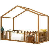 Bopita Robin Huisbed 90 x 200 cm - Rose Wood