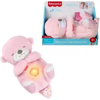 Fisher-Price Bedtijd Otter - Roze pluchen babyspeelgoed