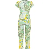 Ringella Bonte pyjama bladeren | Maat 46