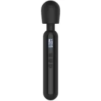 Rimba - Sensual Nights SN10 - Medium Wand Vibrator - Massager - Zwart