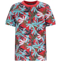 B.NOSY T-shirt rood Jongens Katoen Ronde hals All over print - maat 134/140
