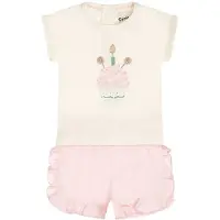 Dirkje Meisjes Kledingset - Soft pink