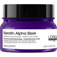 L'Oréal Professionnel Keratin Alpha Sleek Shampoo & Hair Mask Bundle Anti-frizz & Smoothing