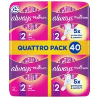 Always Maandverband Platinum Lang 40 stuks
