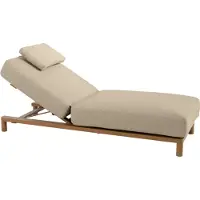 4Seasons Madeira ligbed met hoofdondersteuning amber