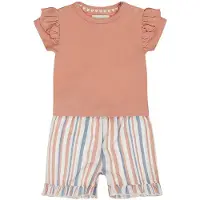 Dirkje Meisjes Kledingset - Light pink